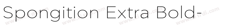 Spongition Extra Bold字体转换 Spongition Extra Bold字体转换